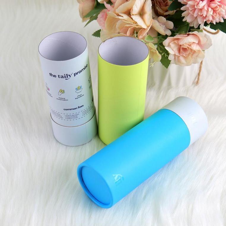 High Quality Customized Eco Friendly Material Paper Cylinder Tube With Lid (2)