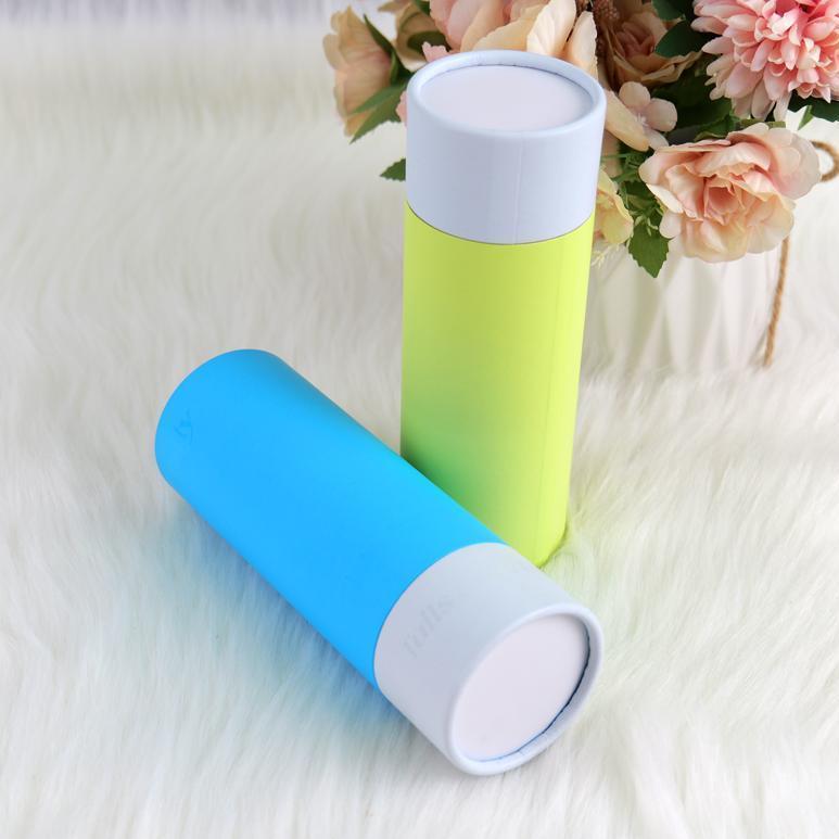 High Quality Customized Eco Friendly Material Paper Cylinder Tube With Lid (1)