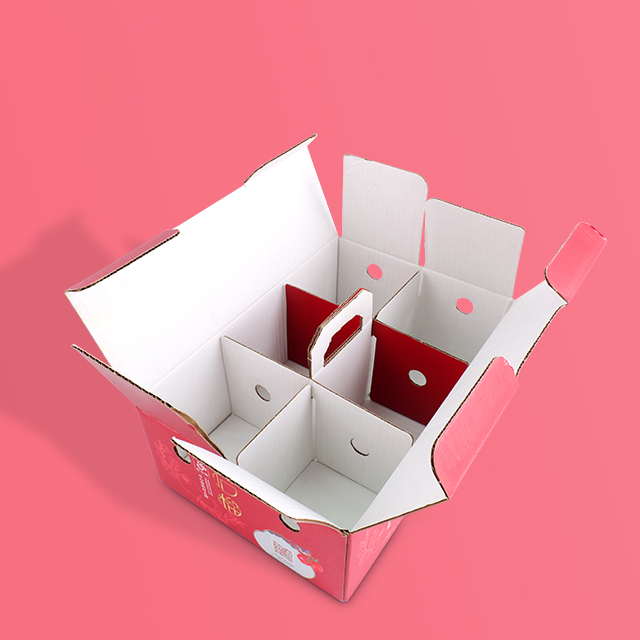 Wholesale Fruit Packaging Corrugated Paper Box Custom Printed and Size Eco-friendly Materials wi