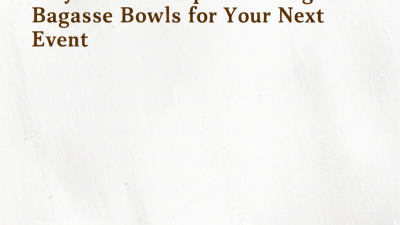 Ecofriendly Dining Experience Why Choose Disposable Bagasse Bowls for Your Next Event