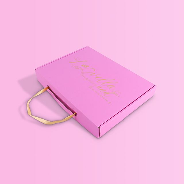 Multiple applications of corrugated cardboard boxes with handles