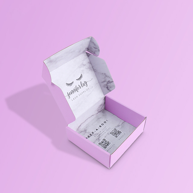 Popular Eco friendly corrugated shipping box customized pink cosmetics clothing packaging paper mailer boxes for small busine (7).png